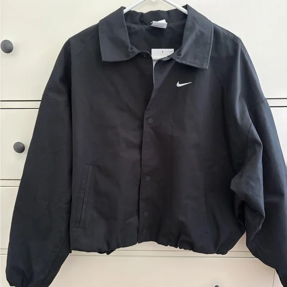 NIKE canvas coaches jacket black size XS NWT - Picture 4 of 8
